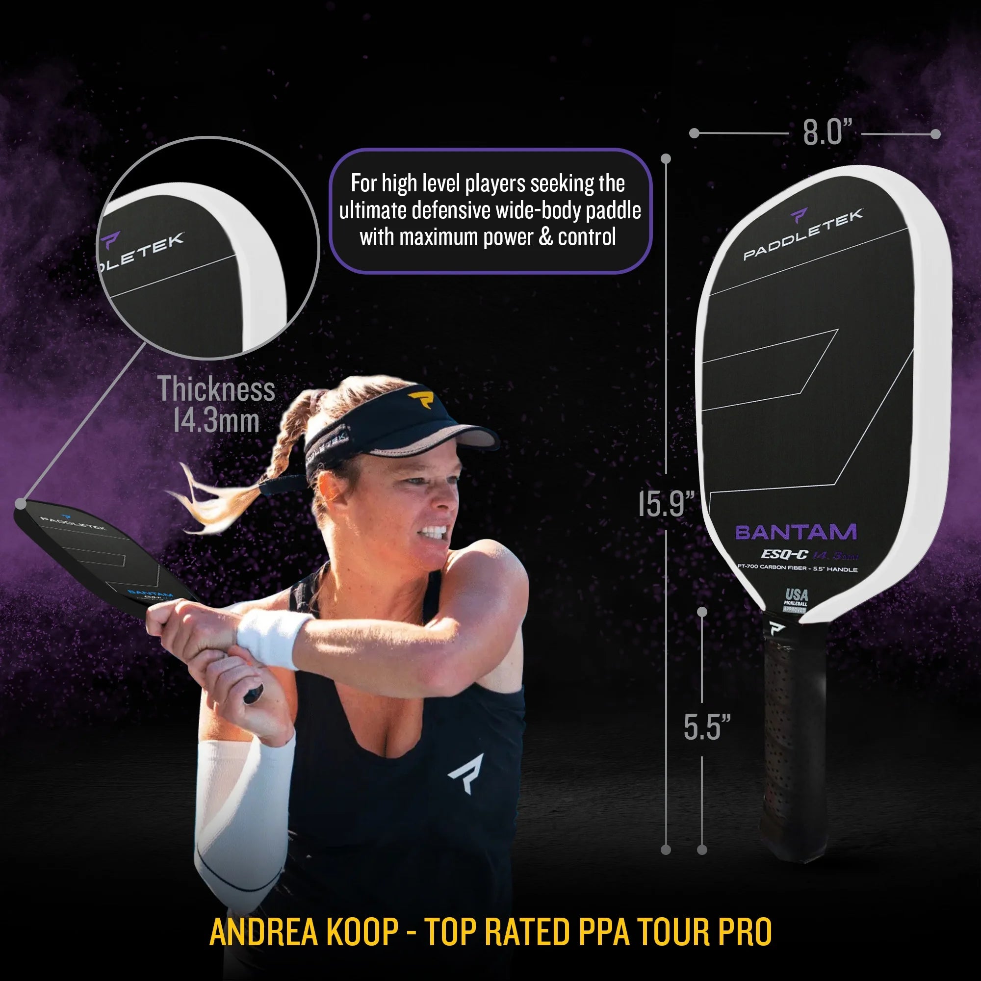 Bantam ESQ-C 12.7mm - The Pickleball Store