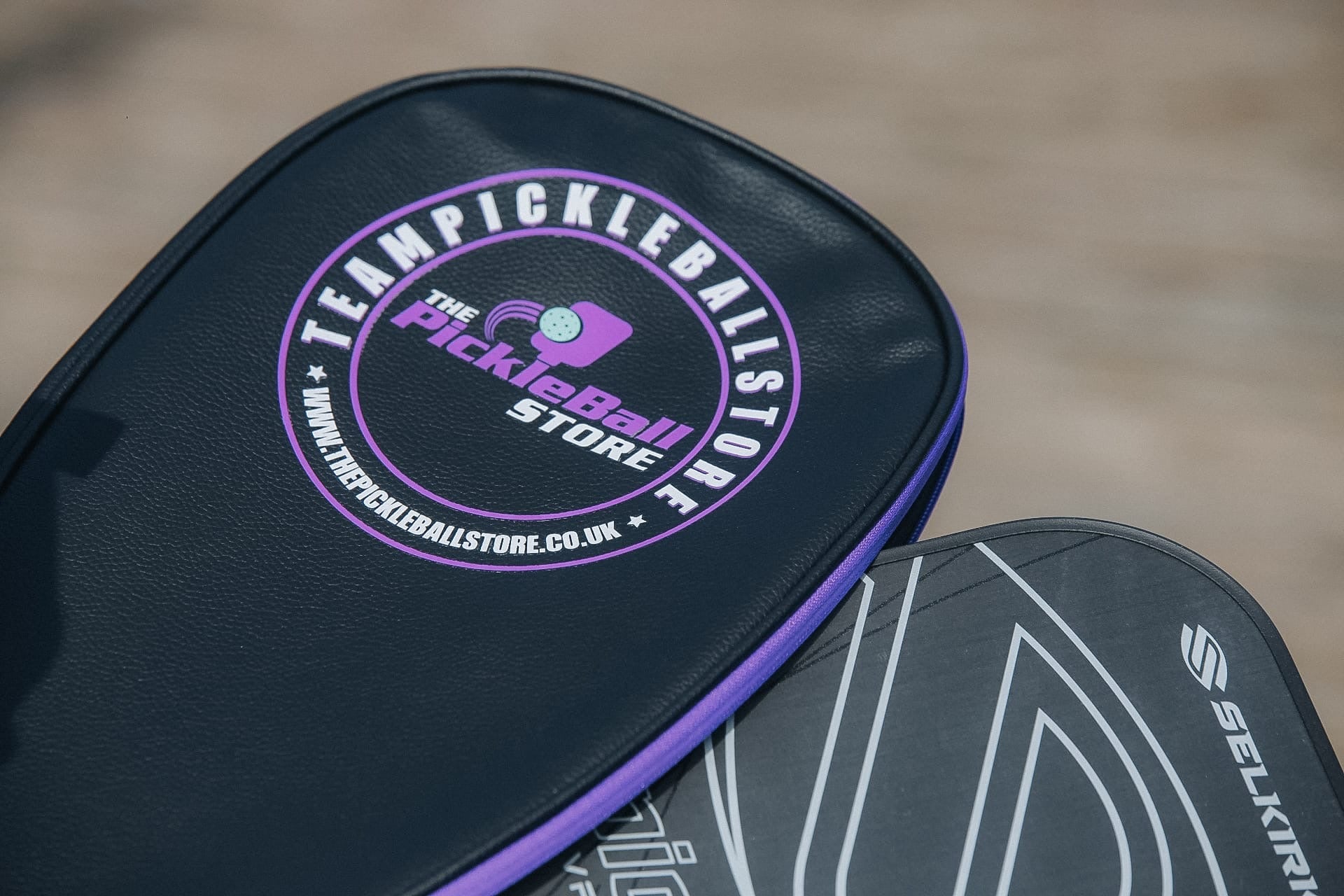 Team Pickleball Store Premium Faux Leather Paddle Case - The Pickleball Store