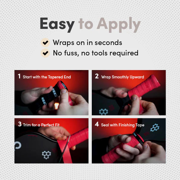 CRBN DryTec Overgrips - The Pickleball Store