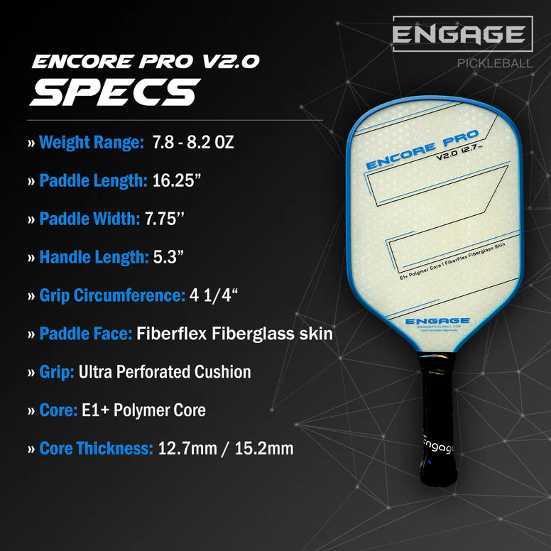 Encore Pro V2 Hybrid - The Pickleball Store