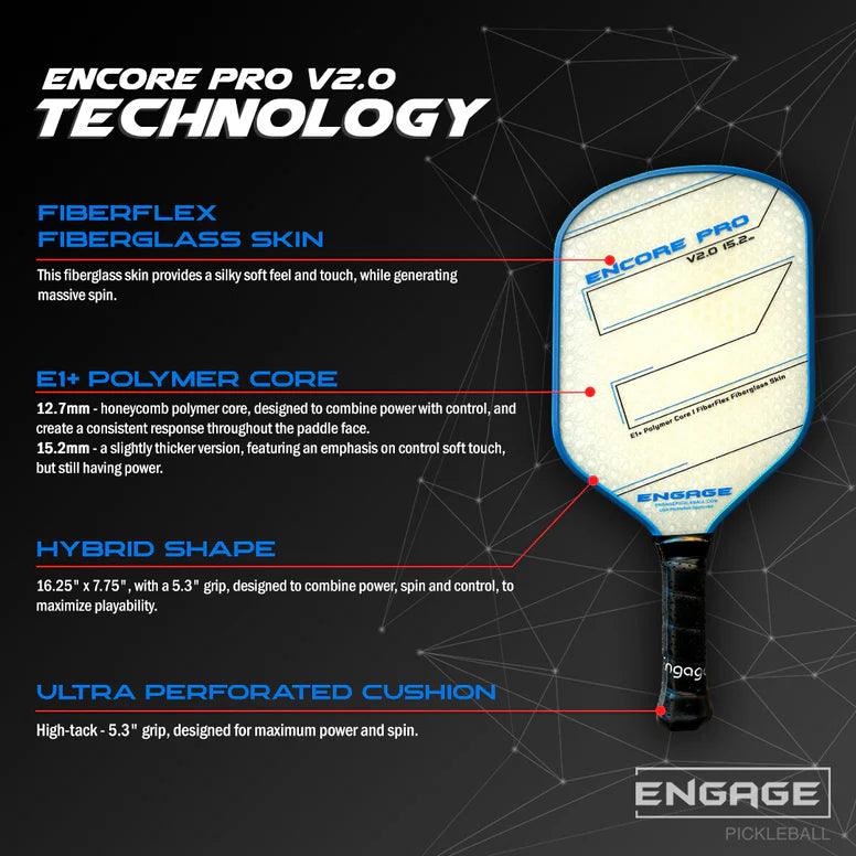 Encore Pro V2 Hybrid - The Pickleball Store