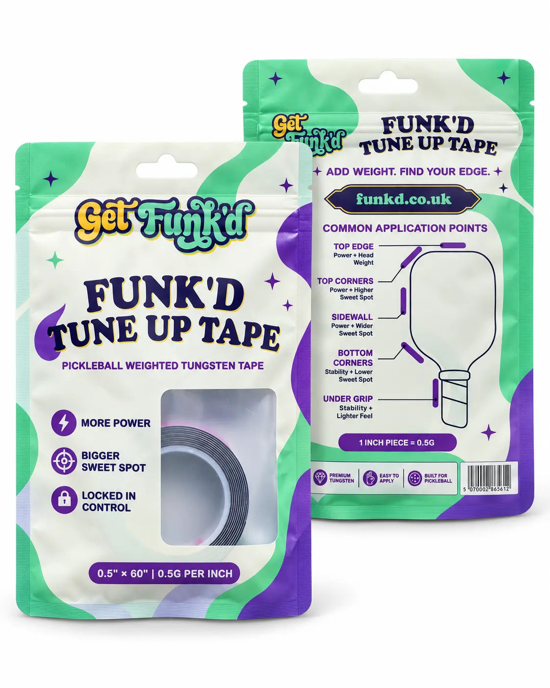 Get Funk’d Pickleball Tune Up Tungsten Tape