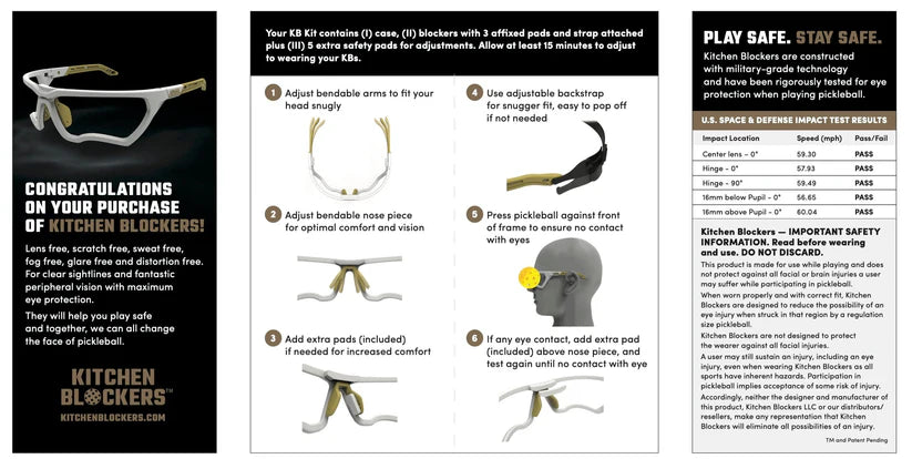 Kitchen Blockers - The Pickleball Store