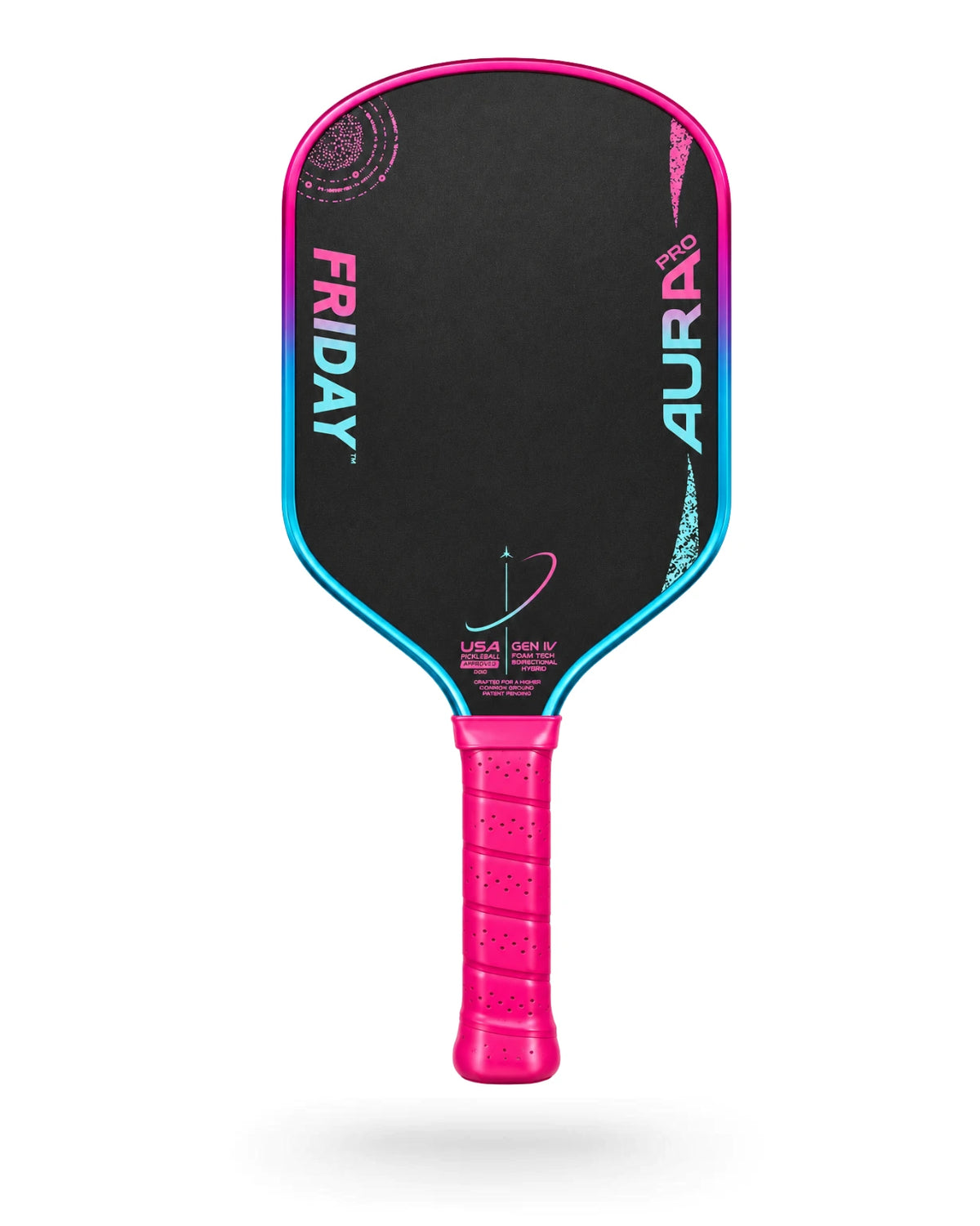 Friday Aura Pro Metallic Limited Edition Pickleball Paddle - Hybrid