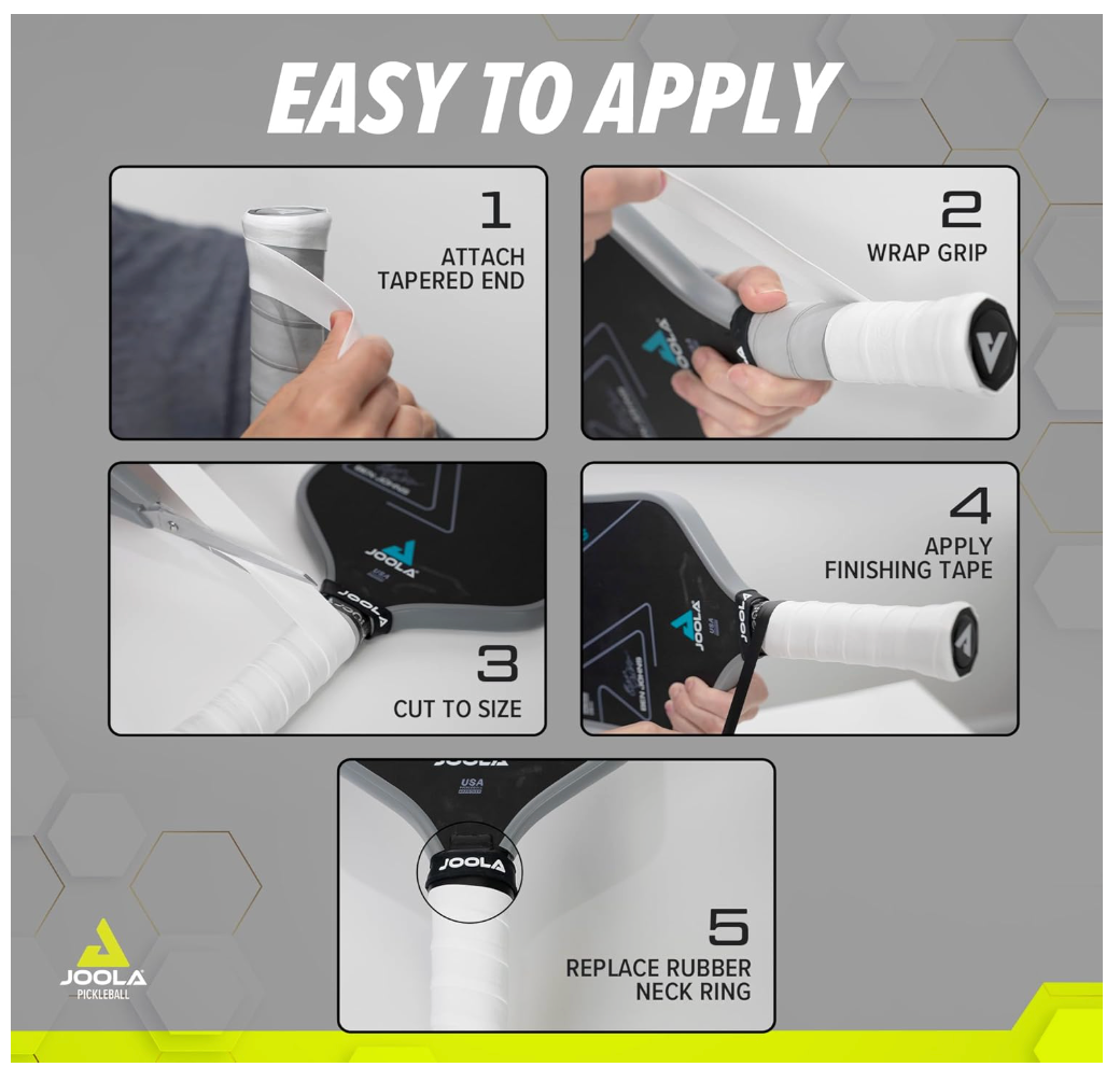 JOOLA Premium Synthetic Overgrips - The Pickleball Store