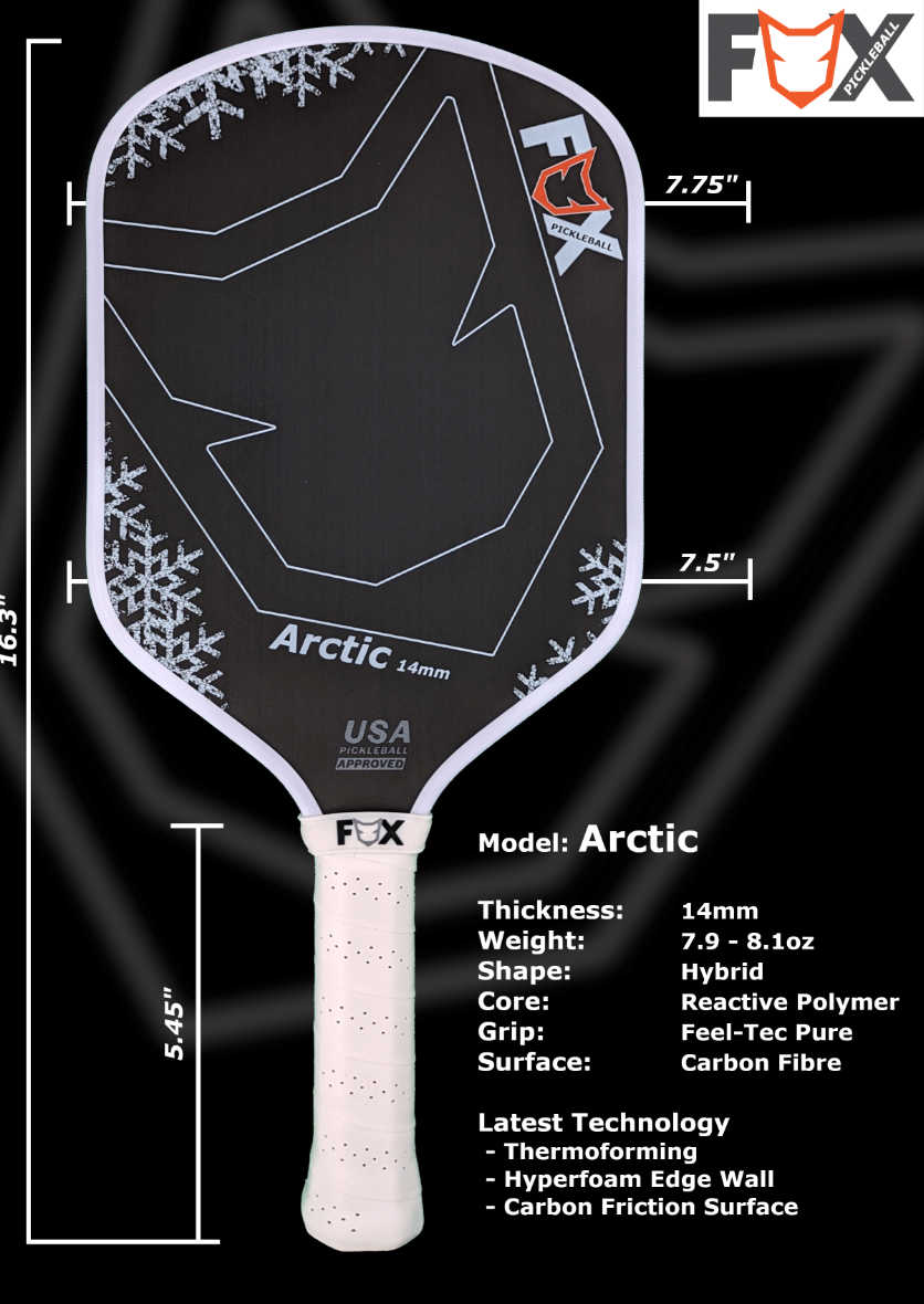 Fox Arctic Pickleball Paddle - The Pickleball Store