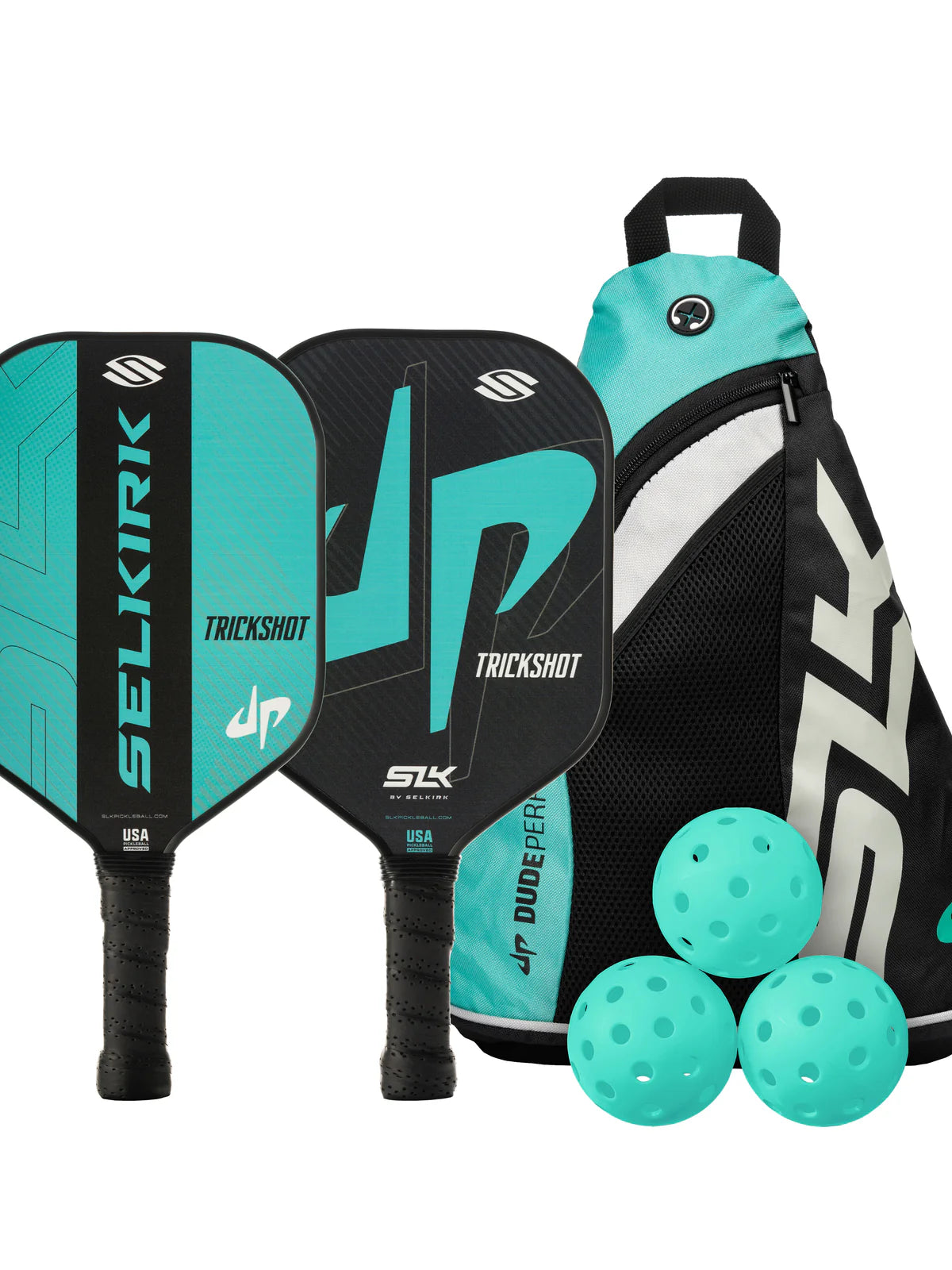 SLK by Selkirk x Dude Perfect - Trickshot Pickleball Bundle - The Pickleball Store