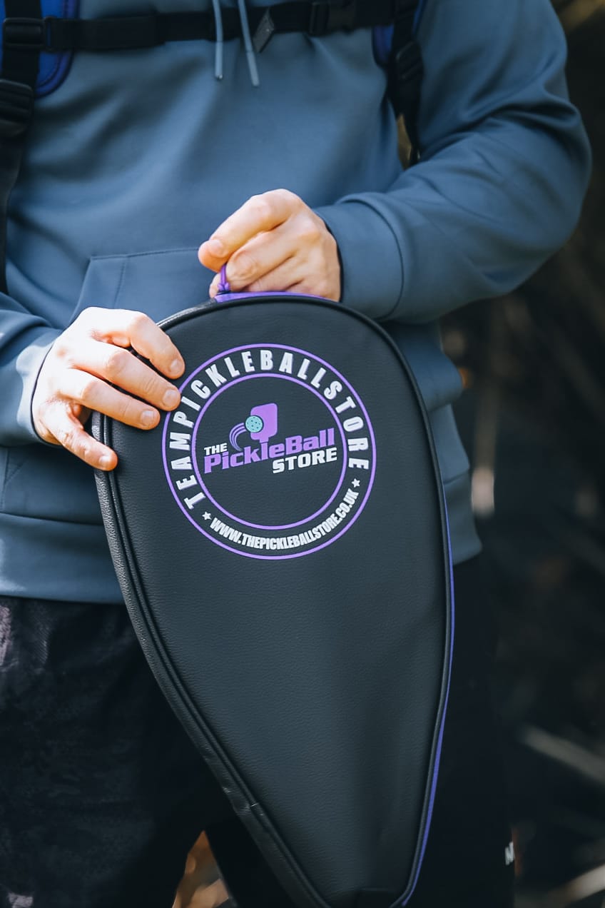 Team Pickleball Store Premium Faux Leather Paddle Case - The Pickleball Store