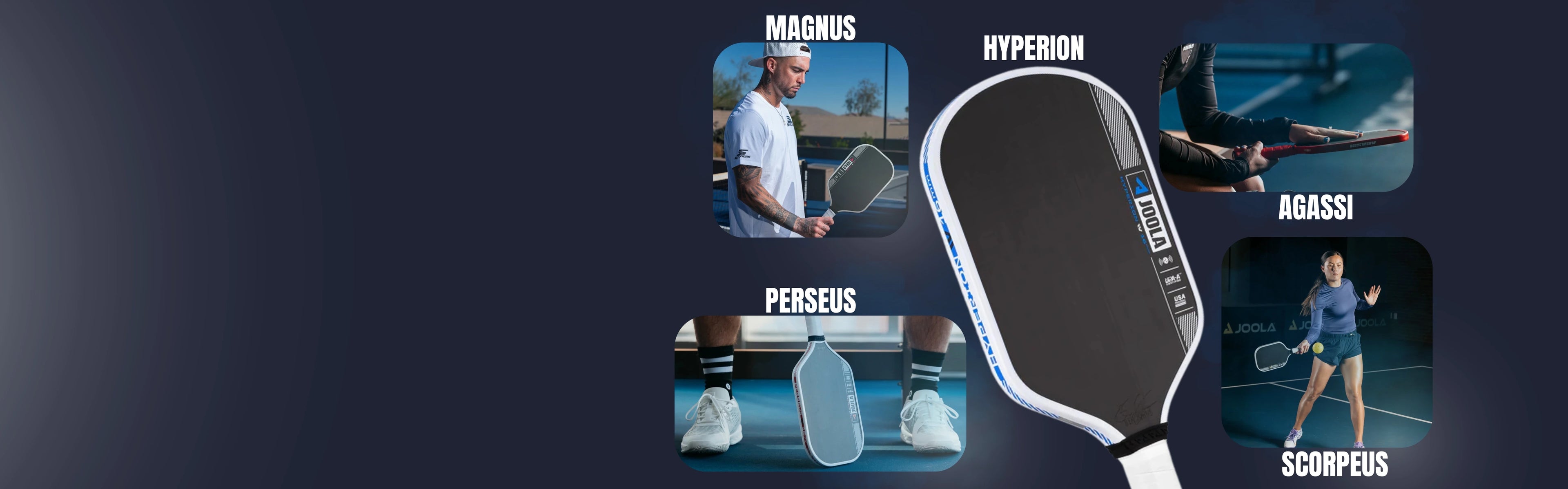 JOOLA Pickleball Paddles the entire Generation IV Collection at The Pickleball Store 