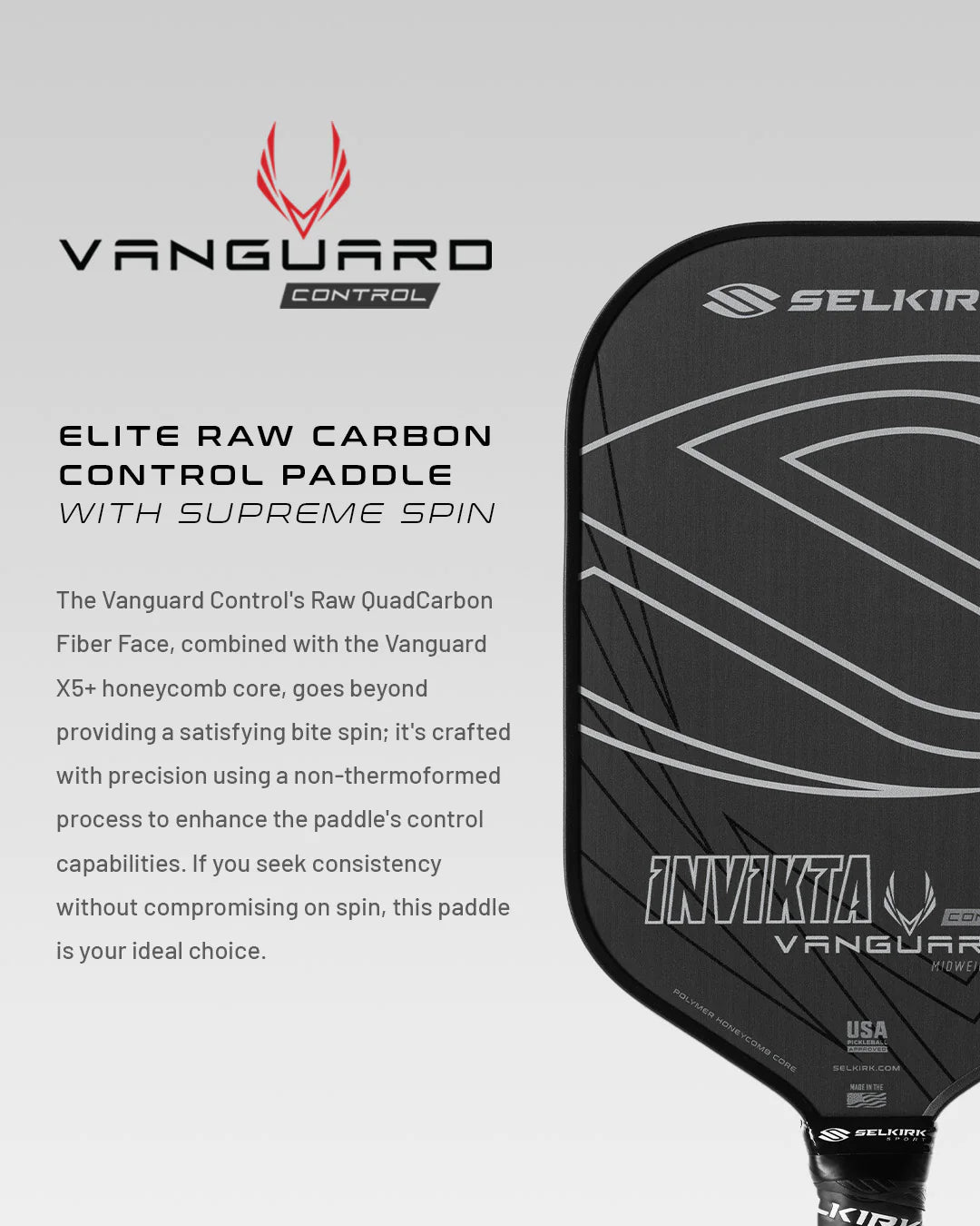 Vanguard Control Epic - The Pickleball Store