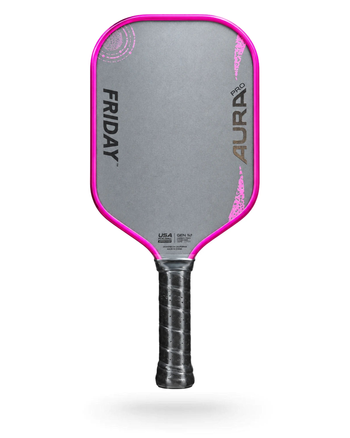 Friday Aura Pro Metallic Limited Edition Pickleball Paddle - Elongated - The Pickleball Store