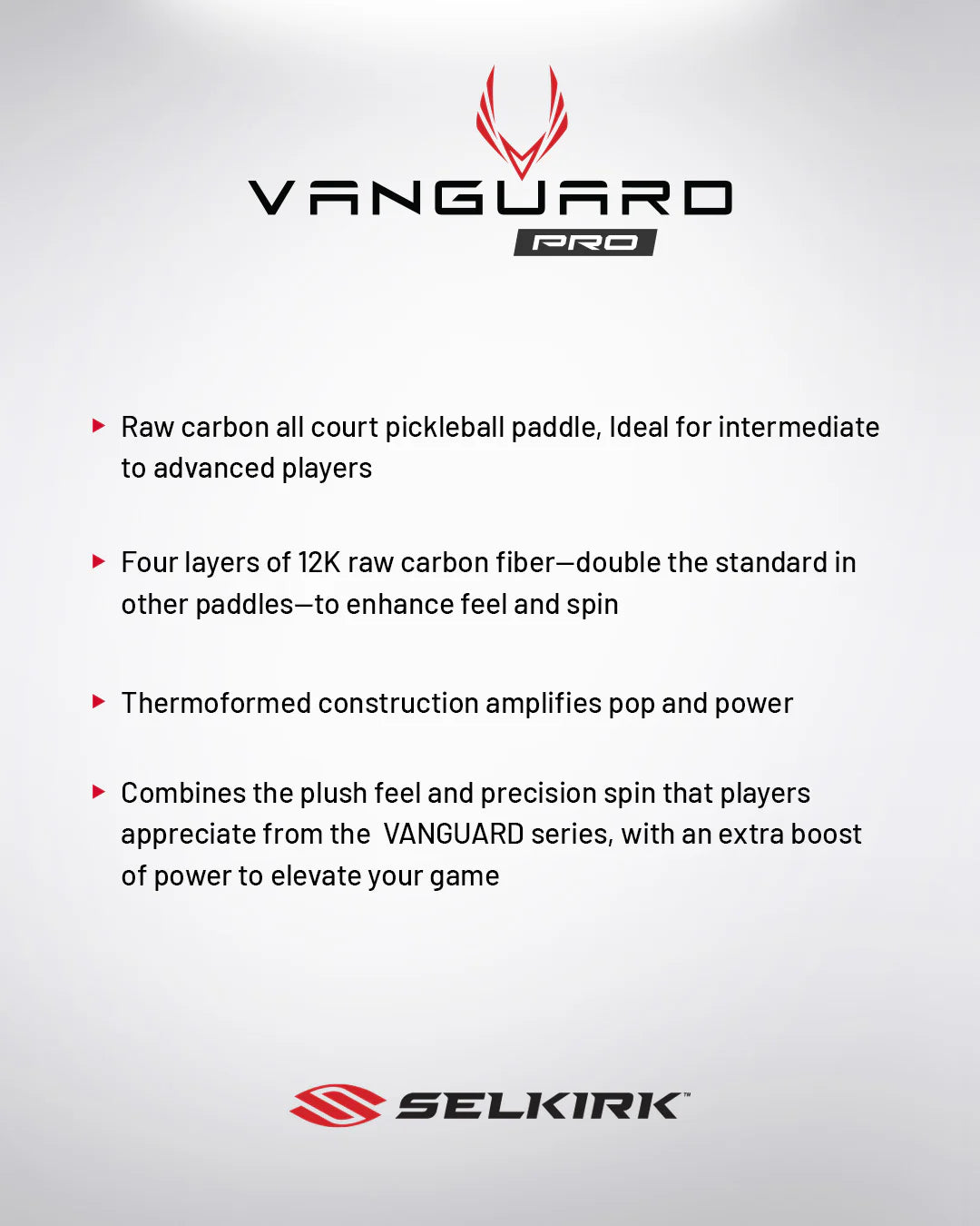 Vanguard Pro Epic - The Pickleball Store
