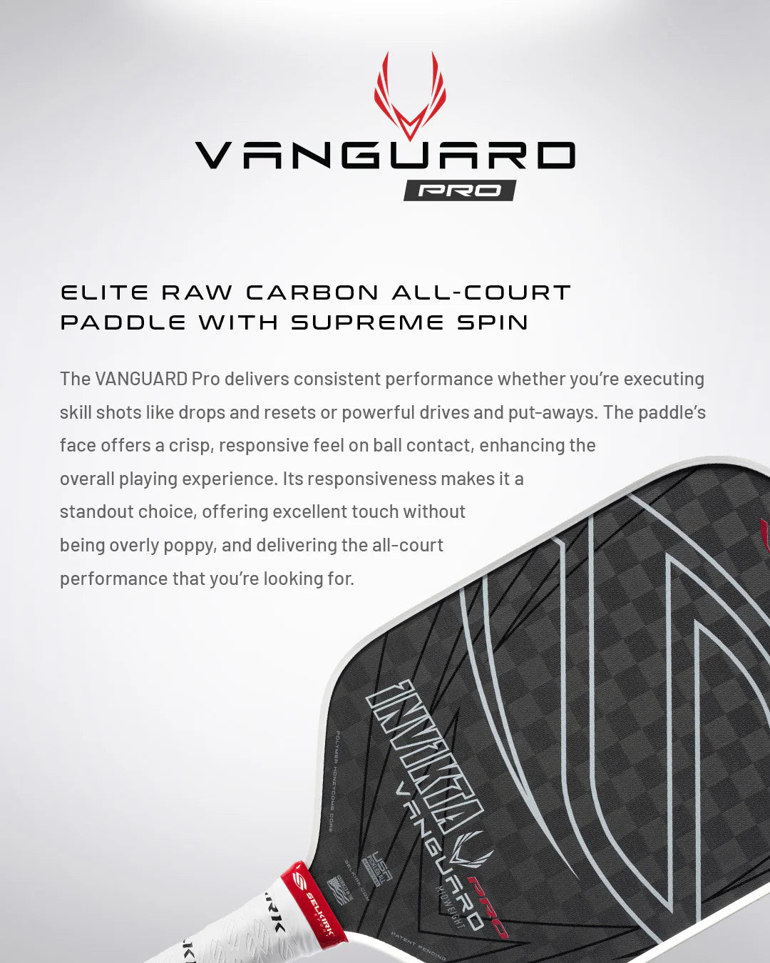 Vanguard Pro Epic - The Pickleball Store