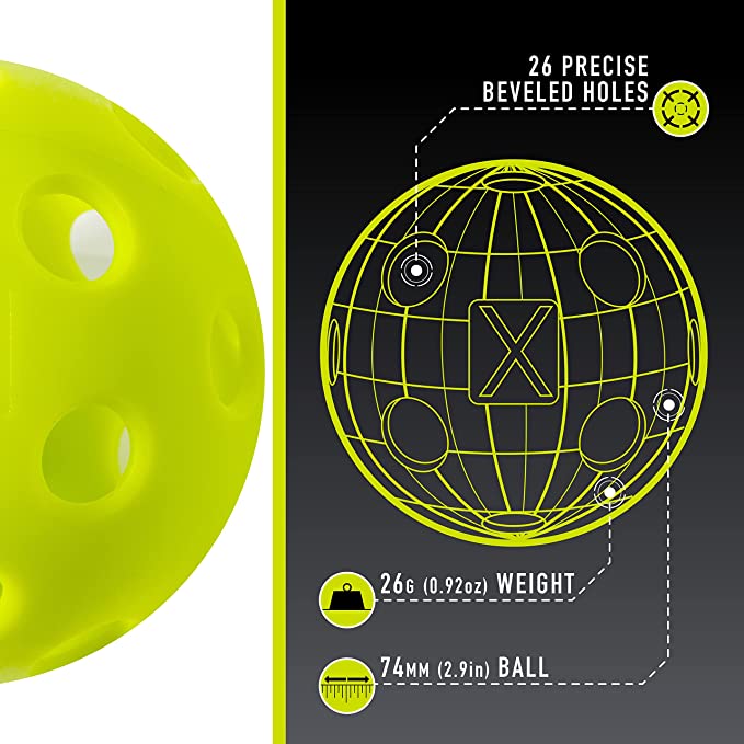 X-26 Indoor Balls - The Pickleball Store